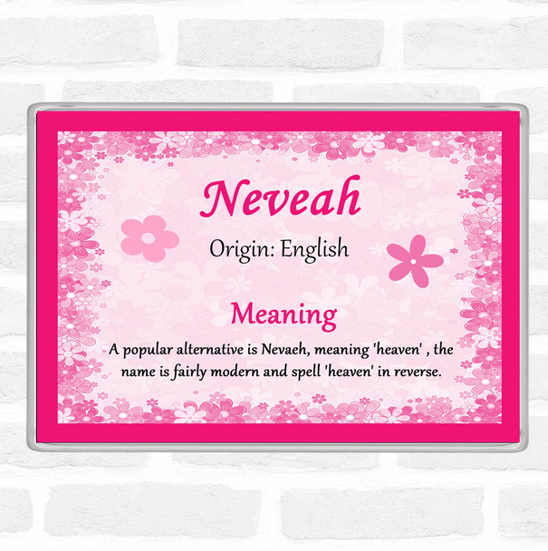 Neveah Name Meaning Magnet Pink