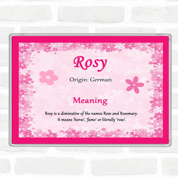 Rosy Name Meaning Magnet Pink