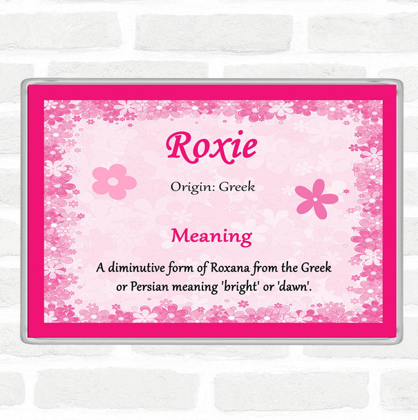 Roxie Name Meaning Magnet Pink