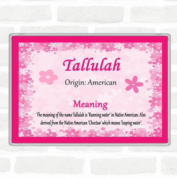 Tallulah Name Meaning Magnet Pink