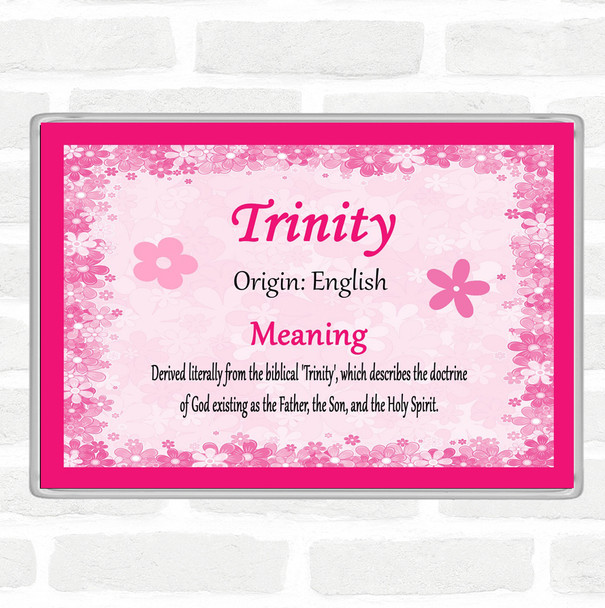 Trinity Name Meaning Magnet Pink