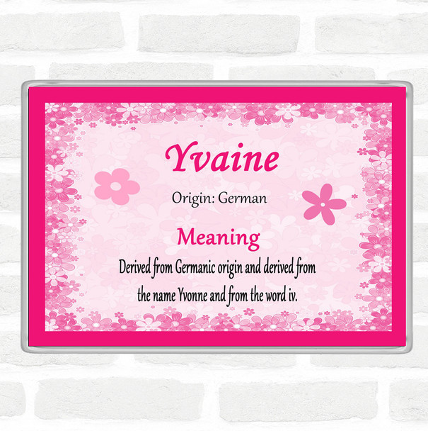 Yvaine Name Meaning Magnet Pink