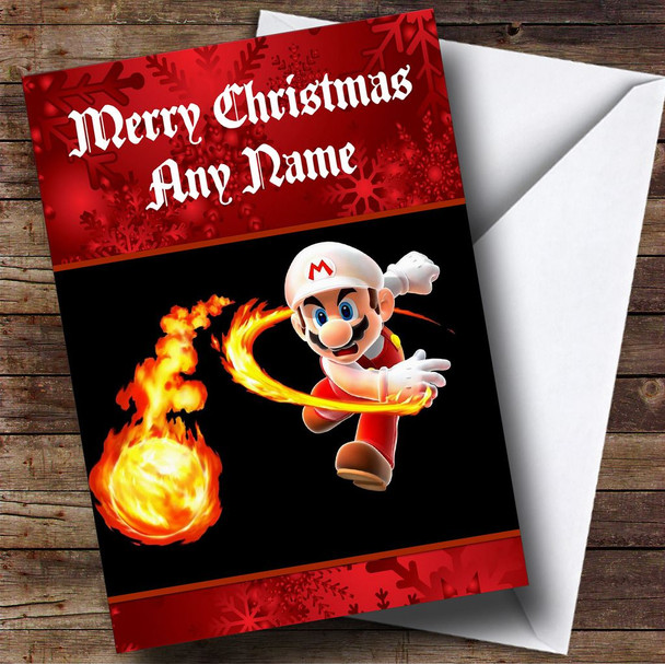 Super Mario Customised Christmas Card