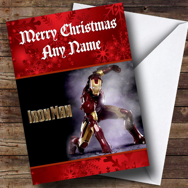 Iron Man Customised Christmas Card