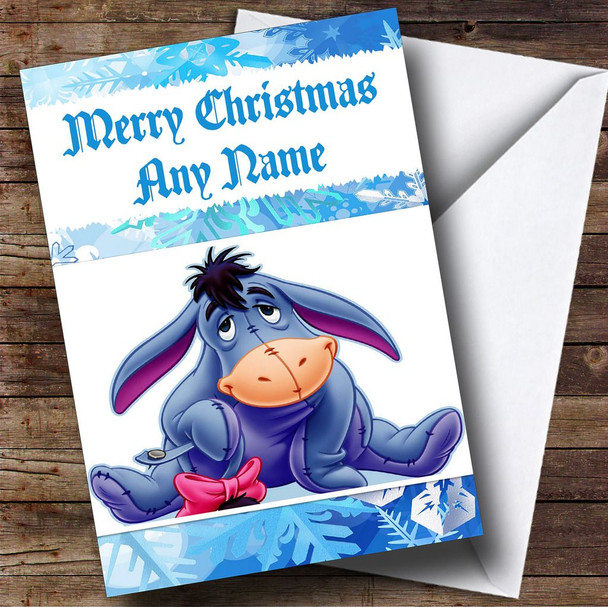 Eeyore Customised Christmas Card