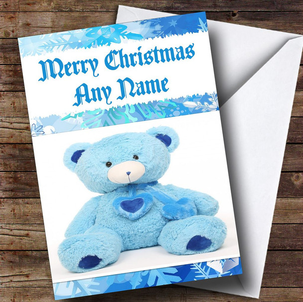 Teddy Bear Customised Christmas Card
