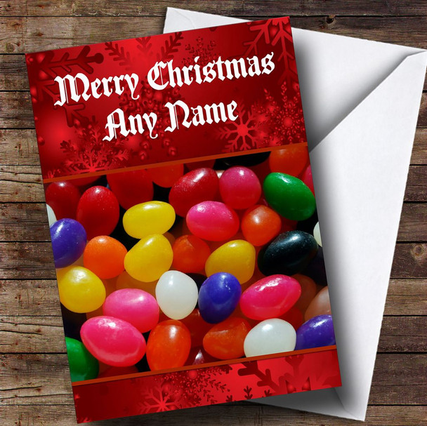 Jelly Beans Children's Customised Christmas Card