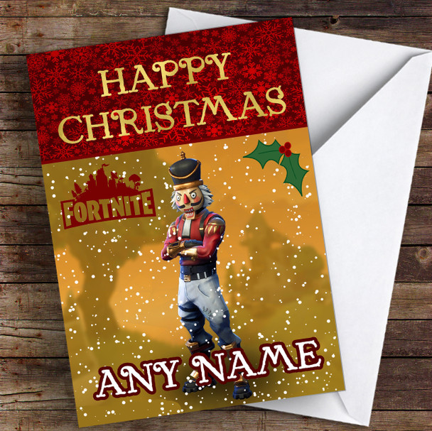 Fortnite Crackshot Customised Children's Christmas Card