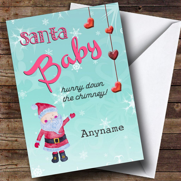 Santa Baby Customised Christmas Card