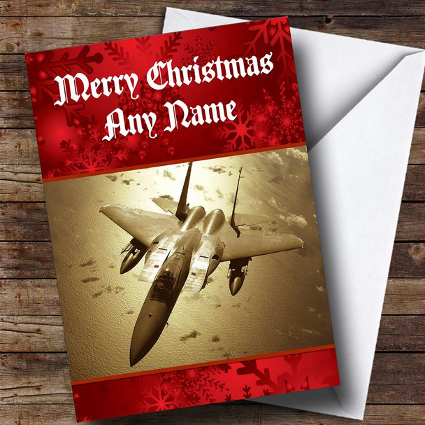 Plane Customised Christmas Card