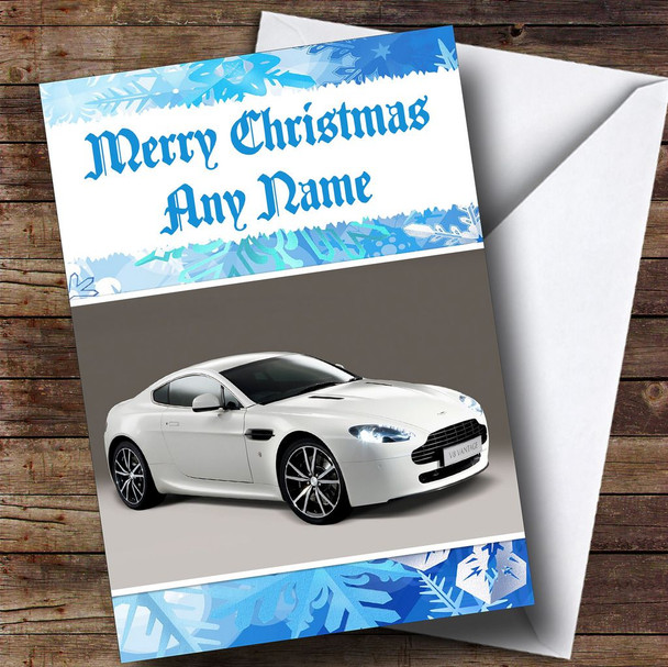 Aston Martin Vantage Customised Christmas Card