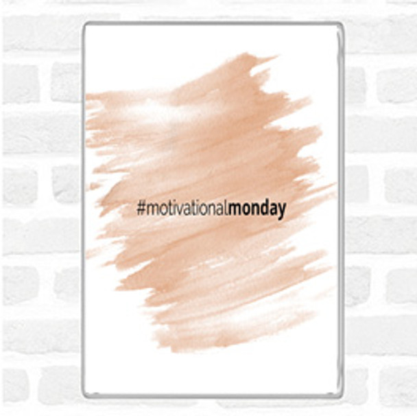 Watercolour Motivational Monday Quote Magnet