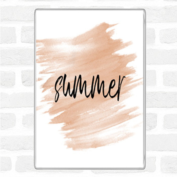 Watercolour Slimmer Quote Magnet