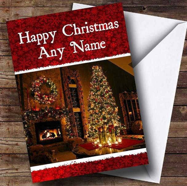 Stunning Christmas Tree Christmas Card Customised