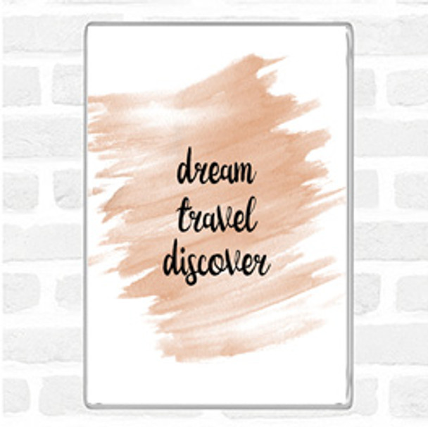 Watercolour Dream Quote Magnet