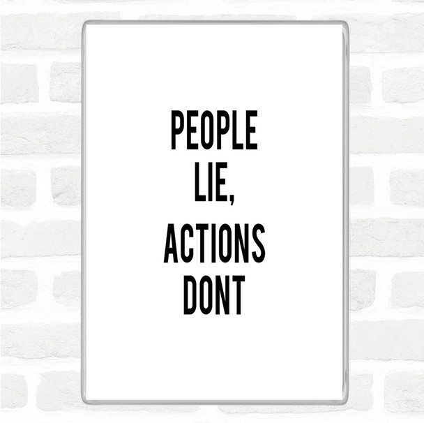 White Black People Lie Quote Magnet White Black People Lie Quote Magnet