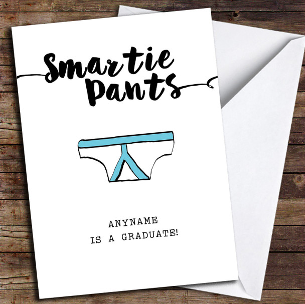 Smartie Pants Customised Graduation Card