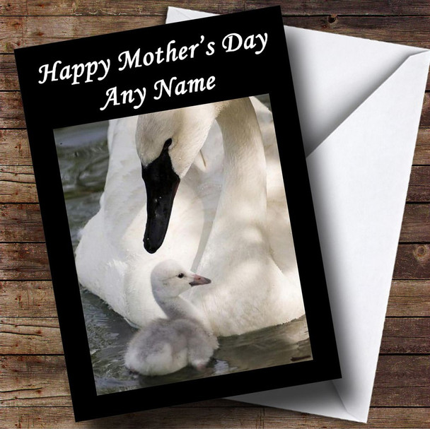 Swan & Signet Customised Mother's Day Card