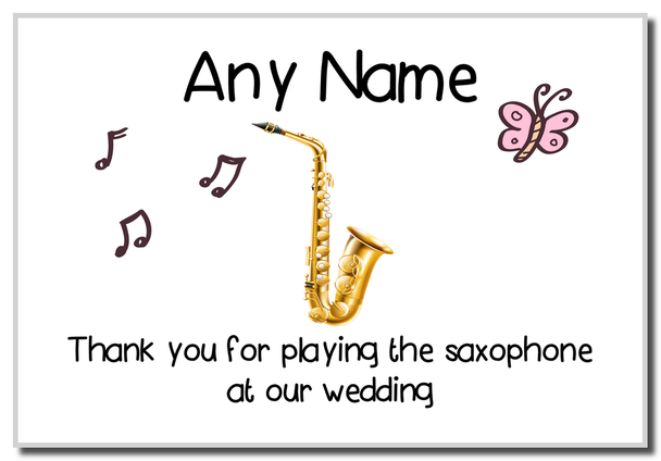 Thank You For Playing The Saxophone At Our Wedding Magnet