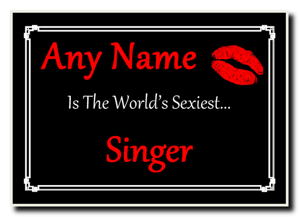 Singer World's Sexiest Jumbo Magnet