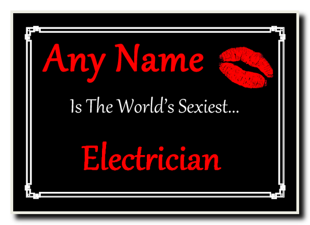 Electrician World's Sexiest Jumbo Magnet