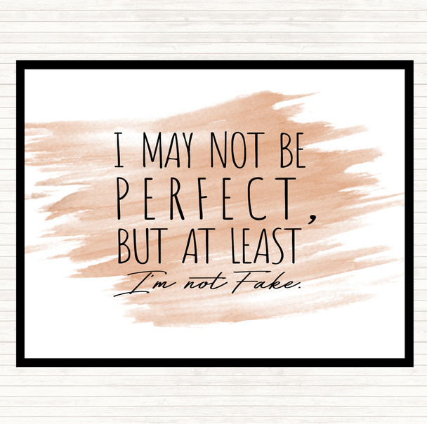 Watercolour May Not Be Perfect Quote Mouse Mat Watercolour May Not Be Perfect Quote Mouse Mat