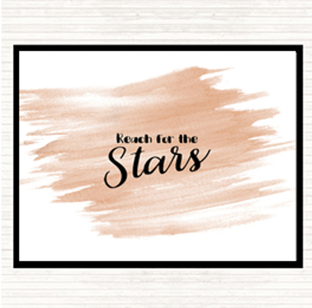 Watercolour Stars Quote Mouse Mat