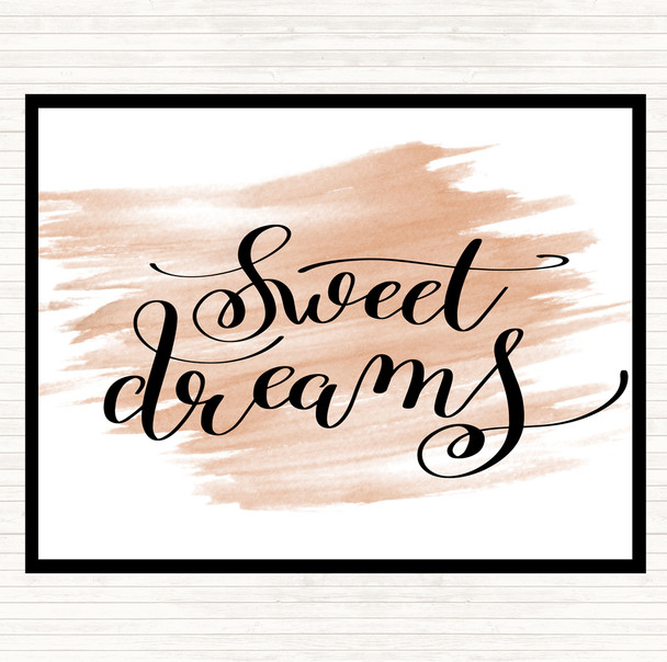 Watercolour Dreams Quote Mouse Mat
