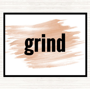 Watercolour Grind Quote Mouse Mat