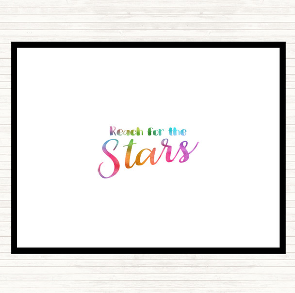 Stars Rainbow Quote Mouse Mat