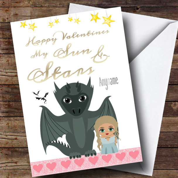Got Daenerys Cute Game Of Thrones Valentines Customised Card