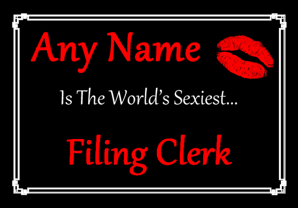 Filing Clerk World's Sexiest Mouse Mat