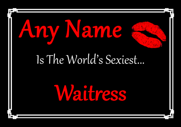 Waitress World's Sexiest Mouse Mat