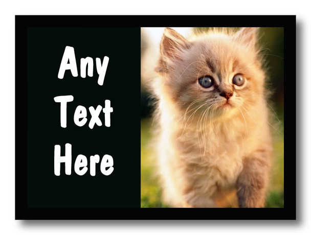 Cute Ginger Kitten Computer Mouse Mat