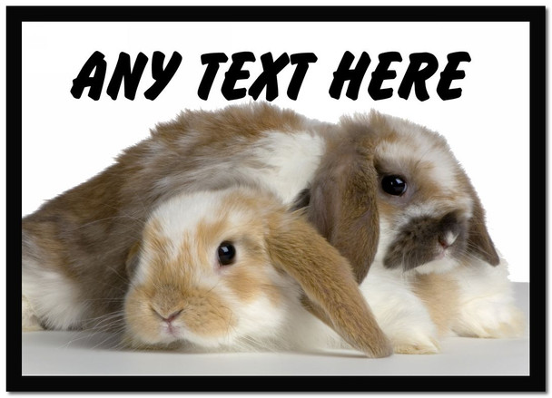 Rabbits Computer Mouse Mat