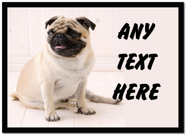 Pug Computer Mouse Mat