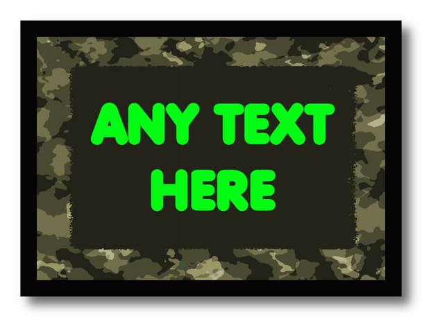 Army Camouflage Computer Mouse Mat