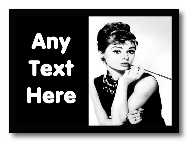 Audrey Hepburn Computer Mouse Mat