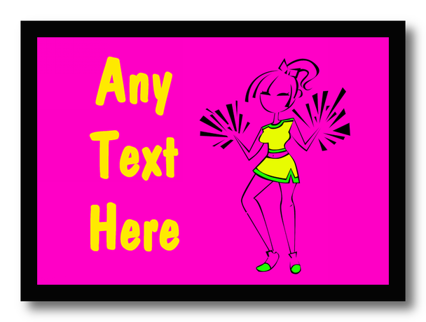 Cheer Leader Computer Mouse Mat Cheer Leader Computer Mouse Mat