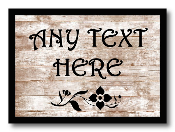 Pretty Distressed Wooden Effect Computer Mouse Mat