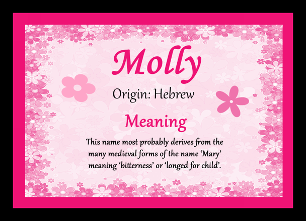 Molly Name Meaning Mouse Mat