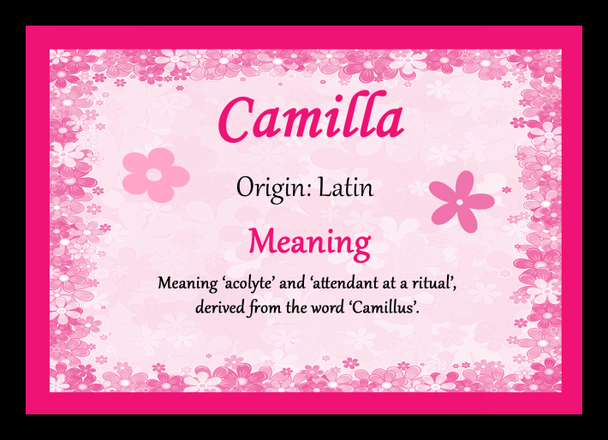 Camilla Name Meaning Mouse Mat