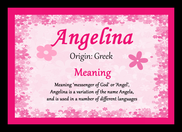 Angelina Name Meaning Mouse Mat