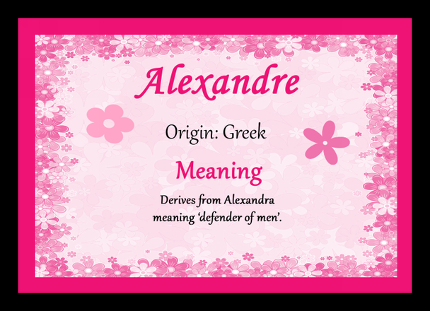 Alexandre Name Meaning Mouse Mat