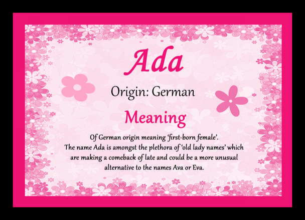 Ada Name Meaning Mouse Mat