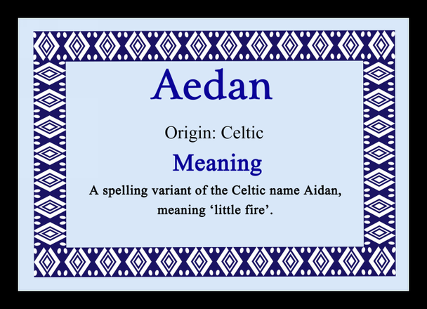 Aedan Name Meaning Mouse Mat