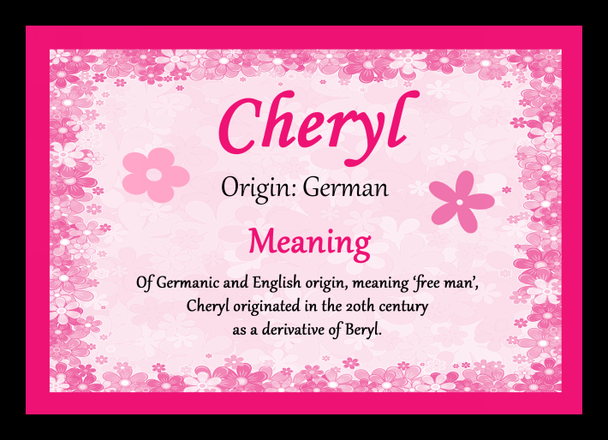 Cheryl Name Meaning Mouse Mat
