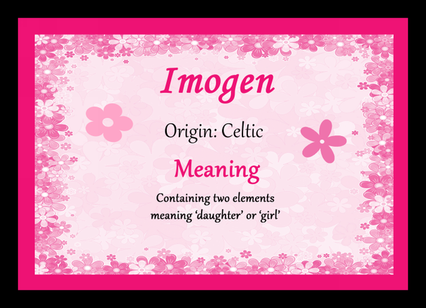 Imogen Name Meaning Mouse Mat