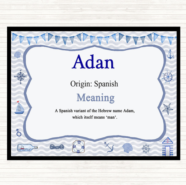 Adan Name Meaning Mouse Mat Nautical