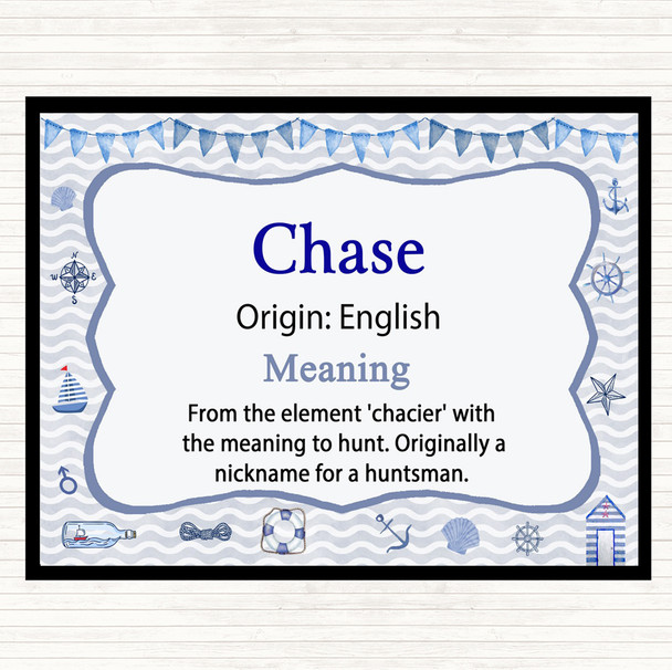 Chase Name Meaning Mouse Mat Nautical